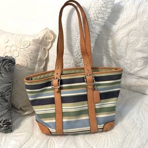 Coach blue summer bag